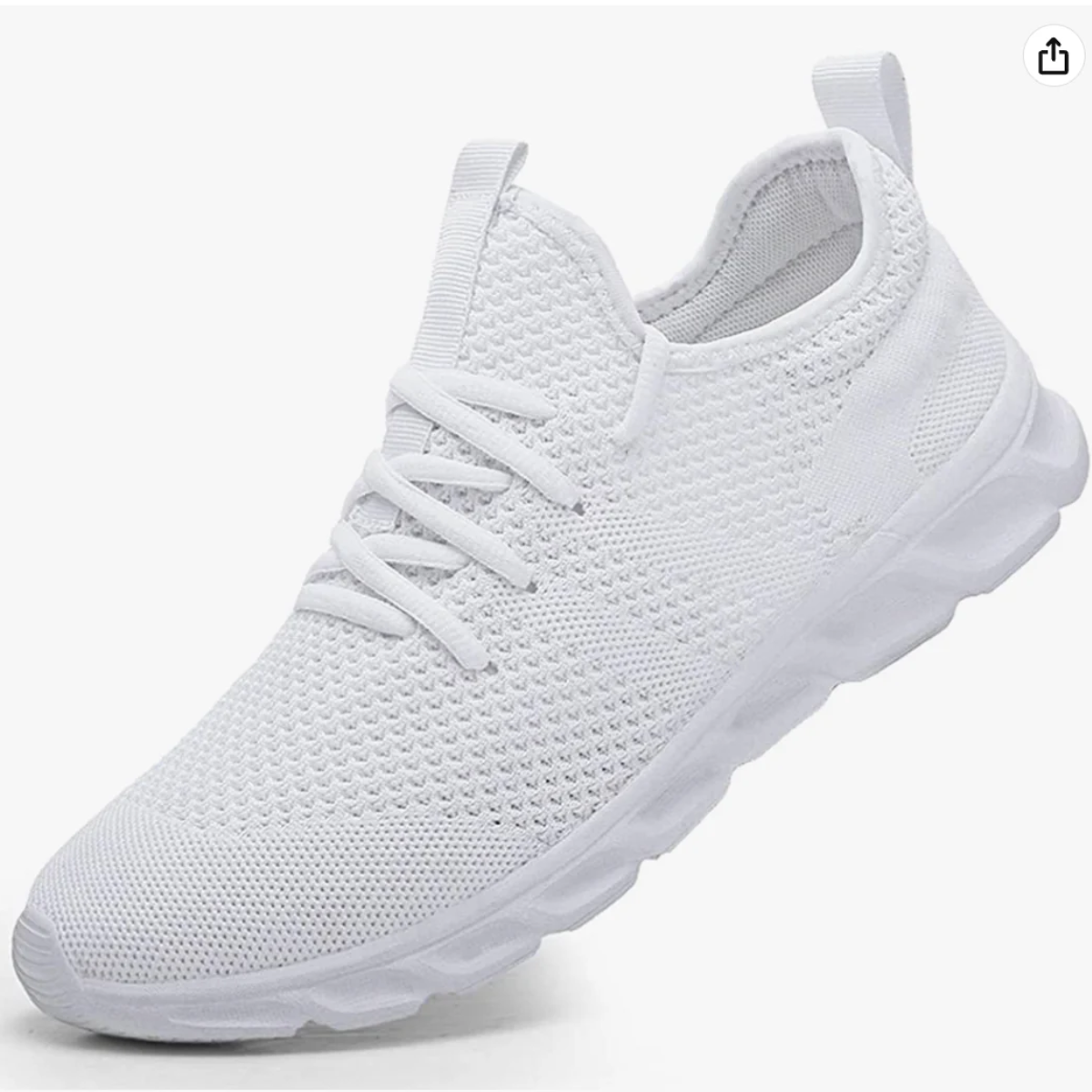 Women's White Sports Shoes – Comfortable Athletic Sneakers for Daily Wear