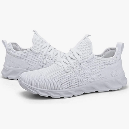 Women's White Sports Shoes – Comfortable Athletic Sneakers for Daily Wear