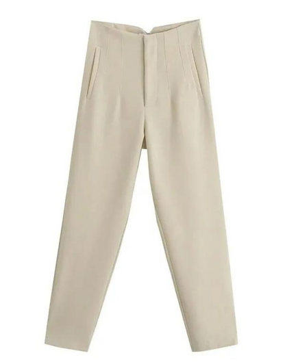 Chino Trousers for Women – Elegant Tailored Fit Pants for Casual and Formal Wear