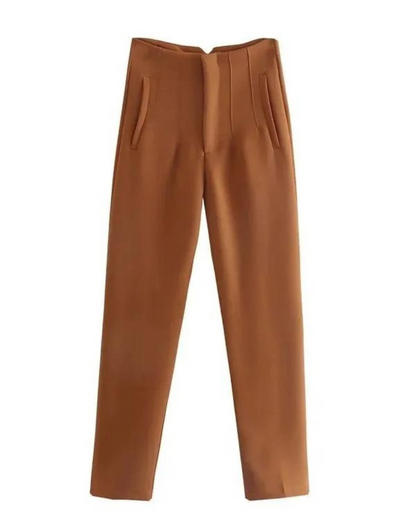 Chino Trousers for Women – Elegant Tailored Fit Pants for Casual and Formal Wear