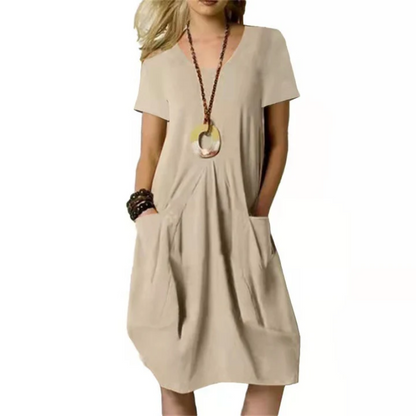 Summer Dress Women – Elegant A-Line Dress for Casual and Formal Occasions