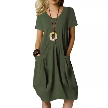 Summer Dress Women – Elegant A-Line Dress for Casual and Formal Occasions