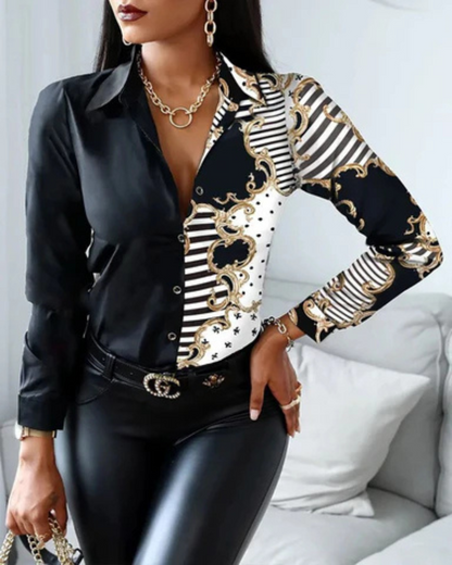 Elegant Women's Blouses – Long Sleeve Chic Tops for Office and Casual Wear