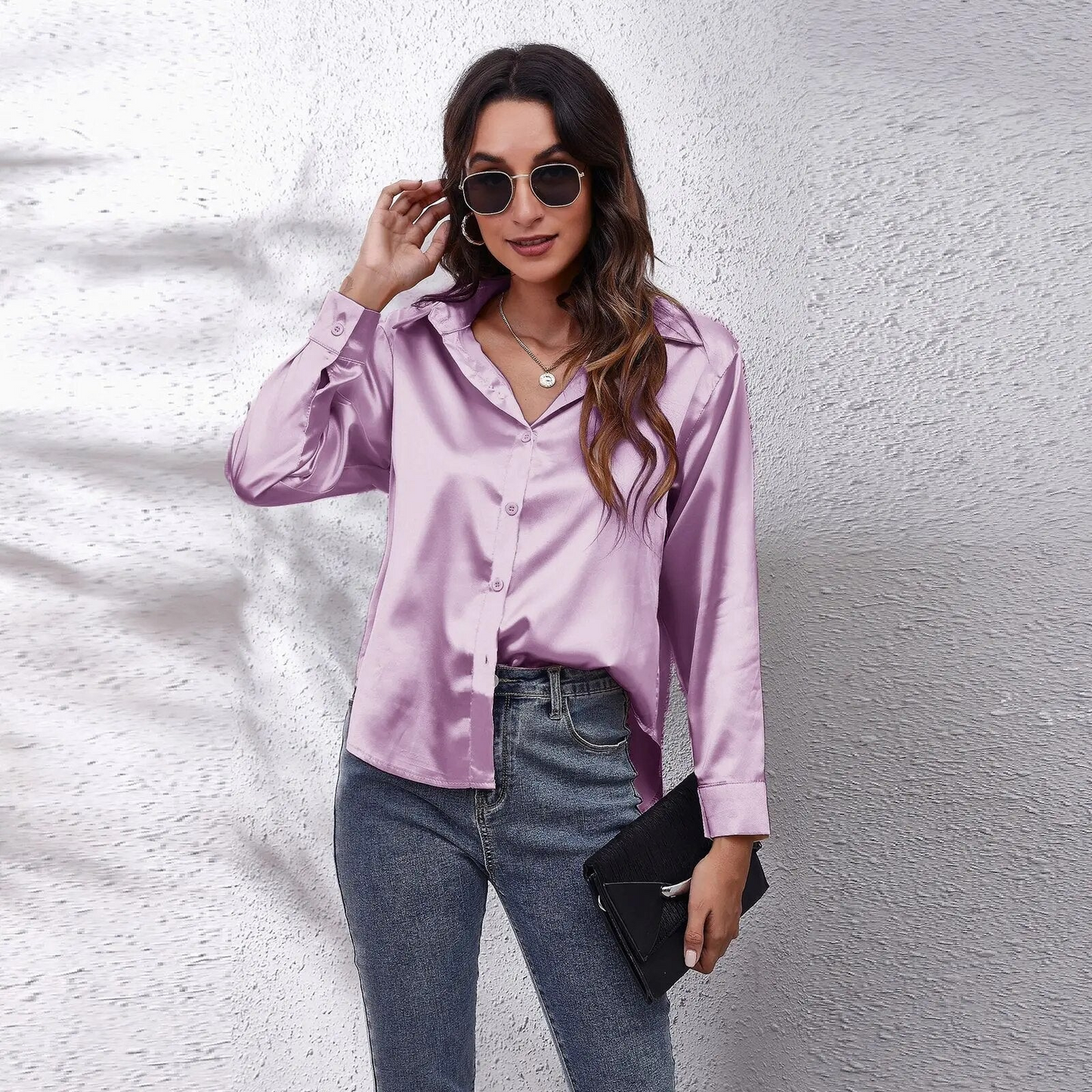 Elegant Women's Blouses – Long Sleeve Chic Tops for Office and Casual Wear