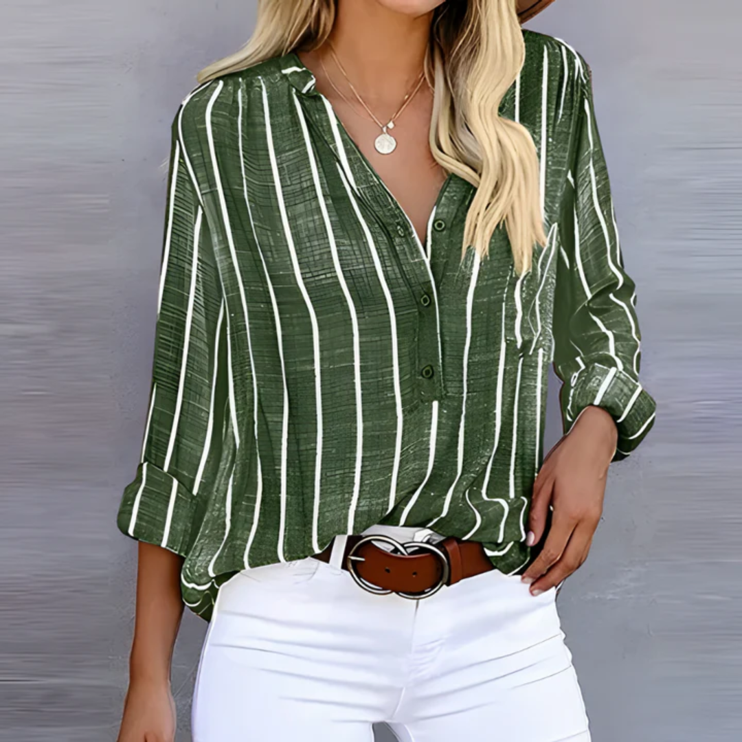 Women's Long Sleeve Blouse – Elegant Lightweight Top for Casual and Formal Wear