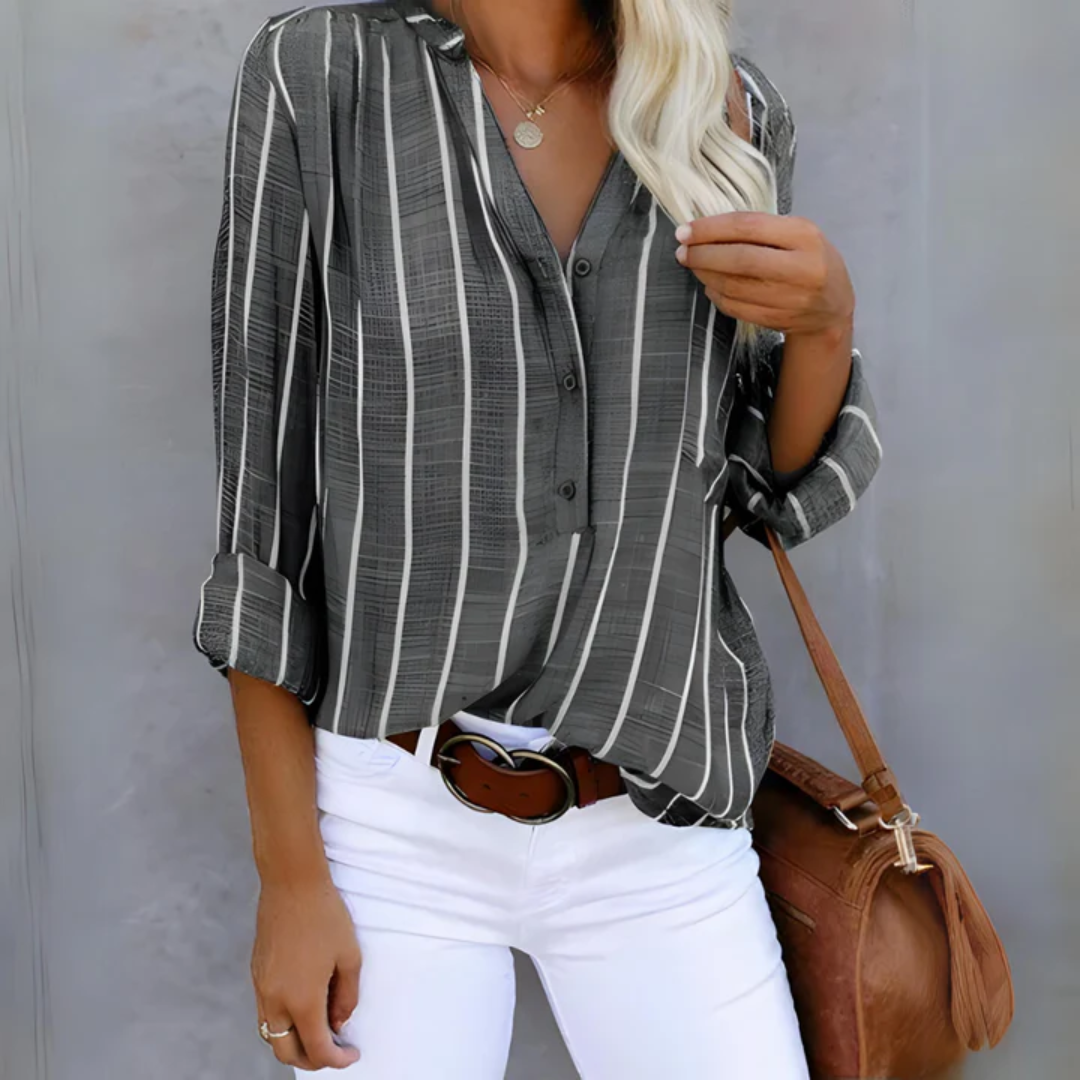 Women's Long Sleeve Blouse – Elegant Lightweight Top for Casual and Formal Wear