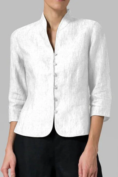 Women's Elegant Long Sleeve Top – Stylish Blouse for Casual and Formal Wear