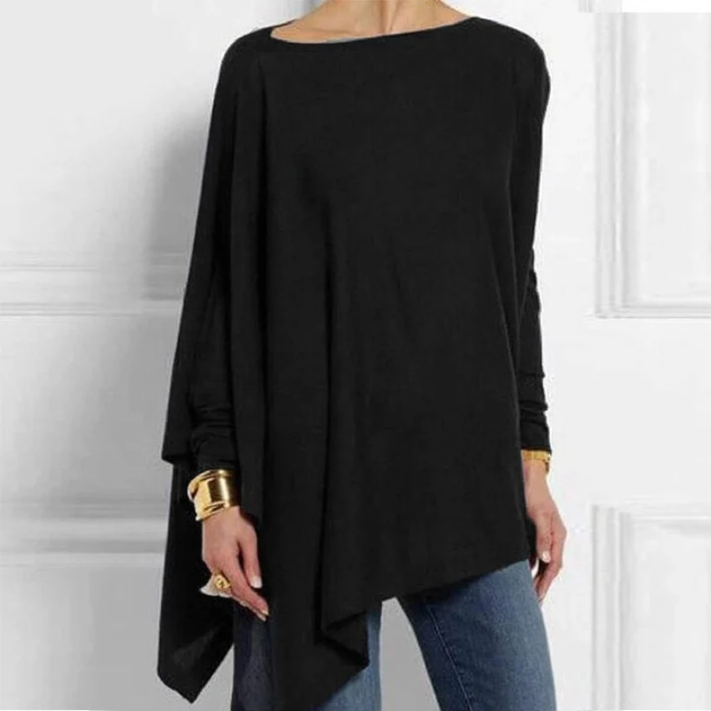 Women's Long Sleeve Shirt – Elegant Casual Top for Work and Evening Wear