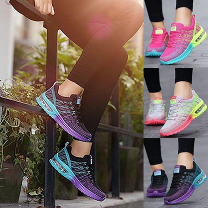 Women's Fitness Shoes – Colorful Lightweight Sports Sneakers for Active Lifestyle