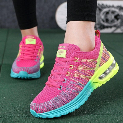 Women's Fitness Shoes – Colorful Lightweight Sports Sneakers for Active Lifestyle