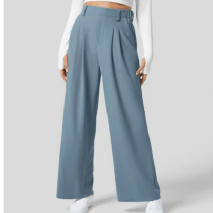 Wide Leg Trousers for Women – Elegant High-Waisted Fashion Pants