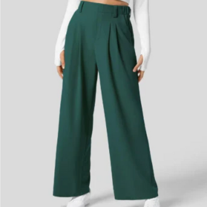 Wide Leg Trousers for Women – Elegant High-Waisted Fashion Pants