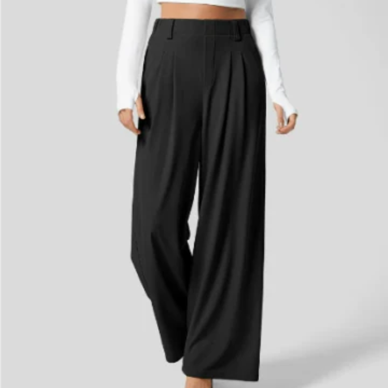 Wide Leg Trousers for Women – Elegant High-Waisted Fashion Pants