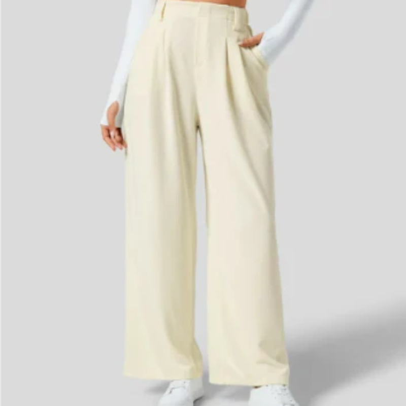 Wide Leg Trousers for Women – Elegant High-Waisted Fashion Pants