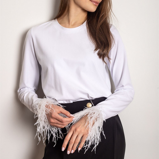 Women's Elegant Festive Top – Stylish Blouse for Parties and Celebrations