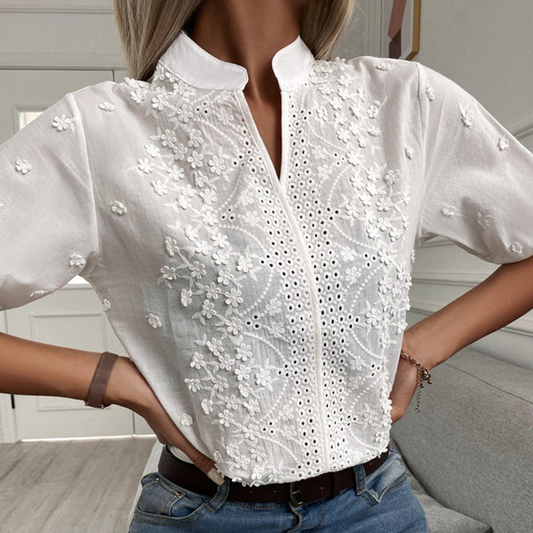 Women's Summer Tops – Festive Casual Blouses with Lightweight Fabric