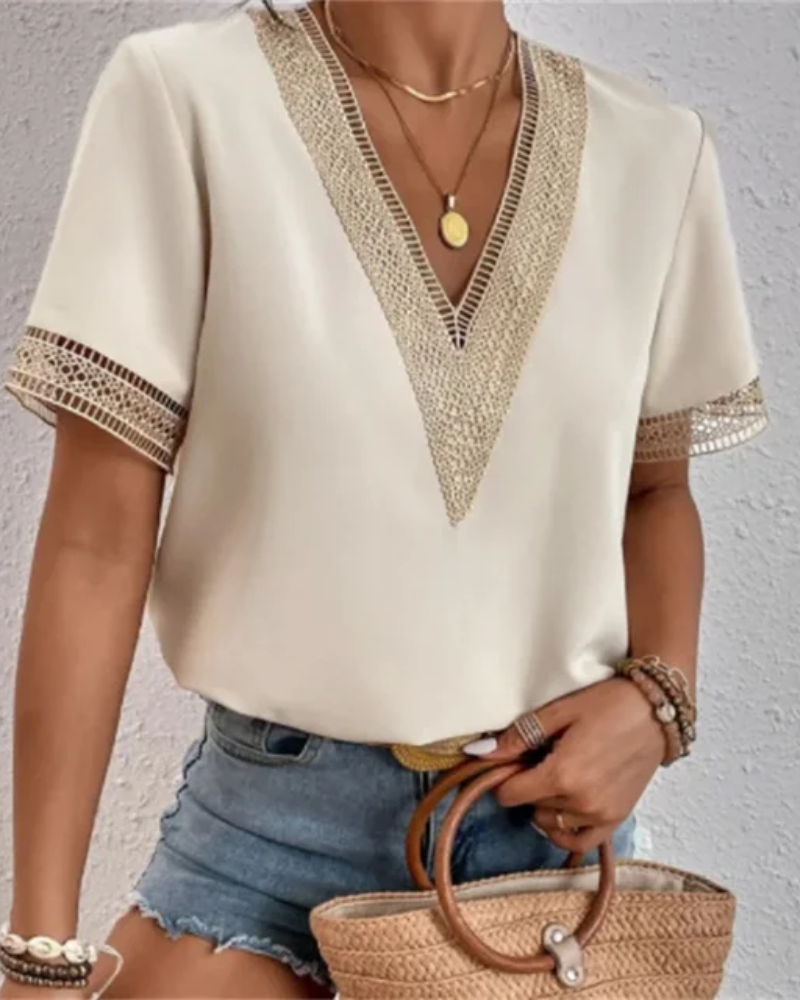 Women's Festive Top – Chic Holiday Blouse with Elegant Design and Comfortable Fit