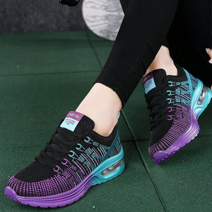 Women's Fitness Shoes – Colorful Lightweight Sports Sneakers for Active Lifestyle