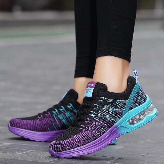 Women's Fitness Shoes – Colorful Lightweight Sports Sneakers for Active Lifestyle