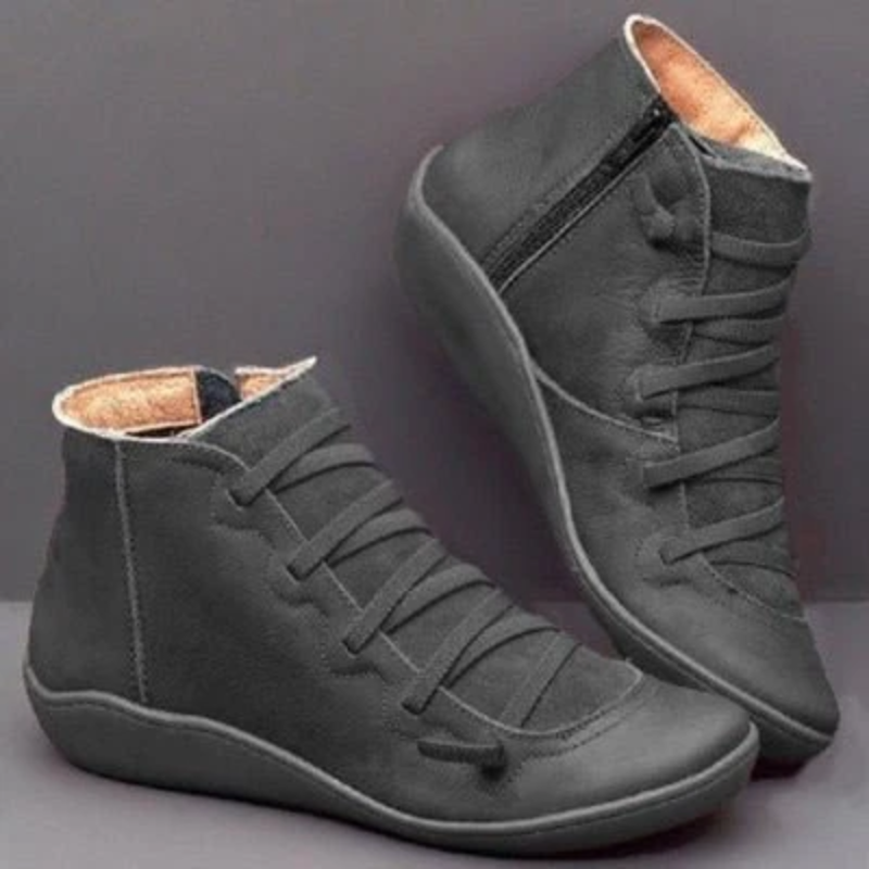 Women's Flat Ankle Boots – Elegant Stylish Footwear for Casual and Dressy Occasions