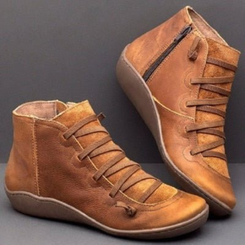 Women's Flat Ankle Boots – Elegant Stylish Footwear for Casual and Dressy Occasions