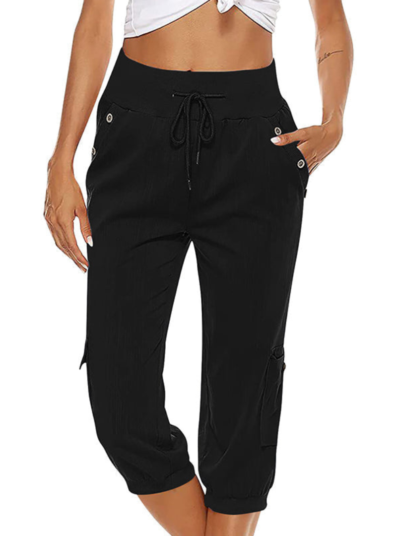 High Waist Women's Casual Trousers – Stylish Stretchy Pants for Everyday Wear