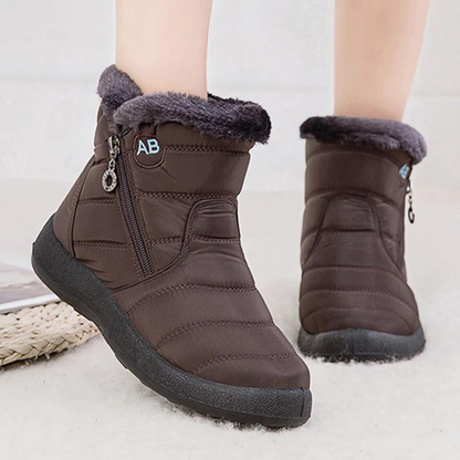 Women's Insulated Snow Boots – Warm Waterproof Winter Footwear in Black