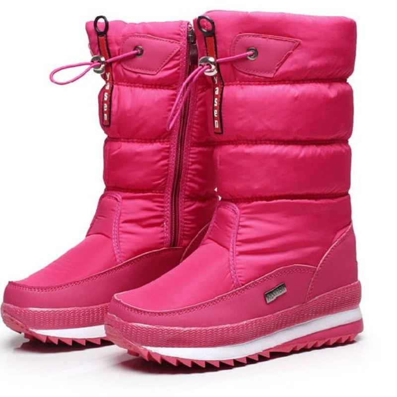 Women's Insulated Snow Boots – Warm Waterproof Winter Footwear for Cold Weather