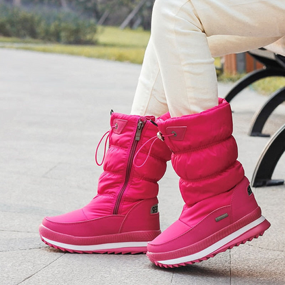 Women's Insulated Snow Boots – Warm Waterproof Winter Footwear for Cold Weather