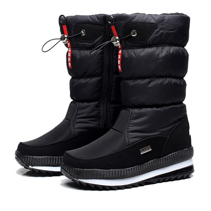 Women's Insulated Snow Boots – Warm Waterproof Winter Footwear for Cold Weather