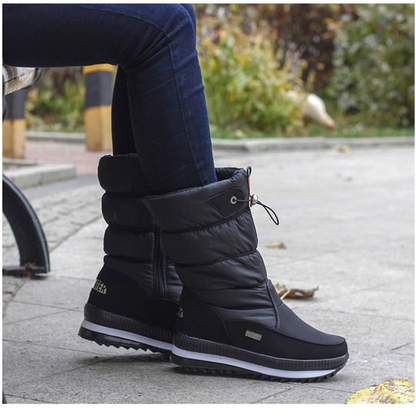 Women's Insulated Snow Boots – Warm Waterproof Winter Footwear for Cold Weather