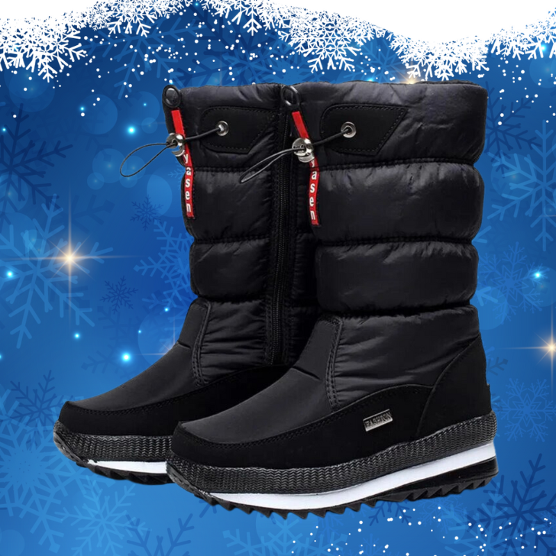 Women's Insulated Snow Boots – Warm Waterproof Winter Footwear for Cold Weather