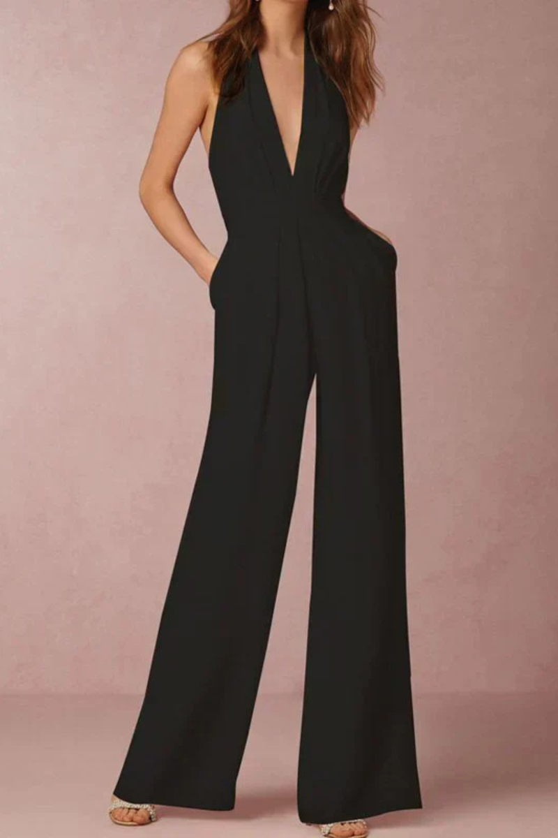 Elegant Women's Jumpsuit – Festive Chic Outfit for Parties and Events