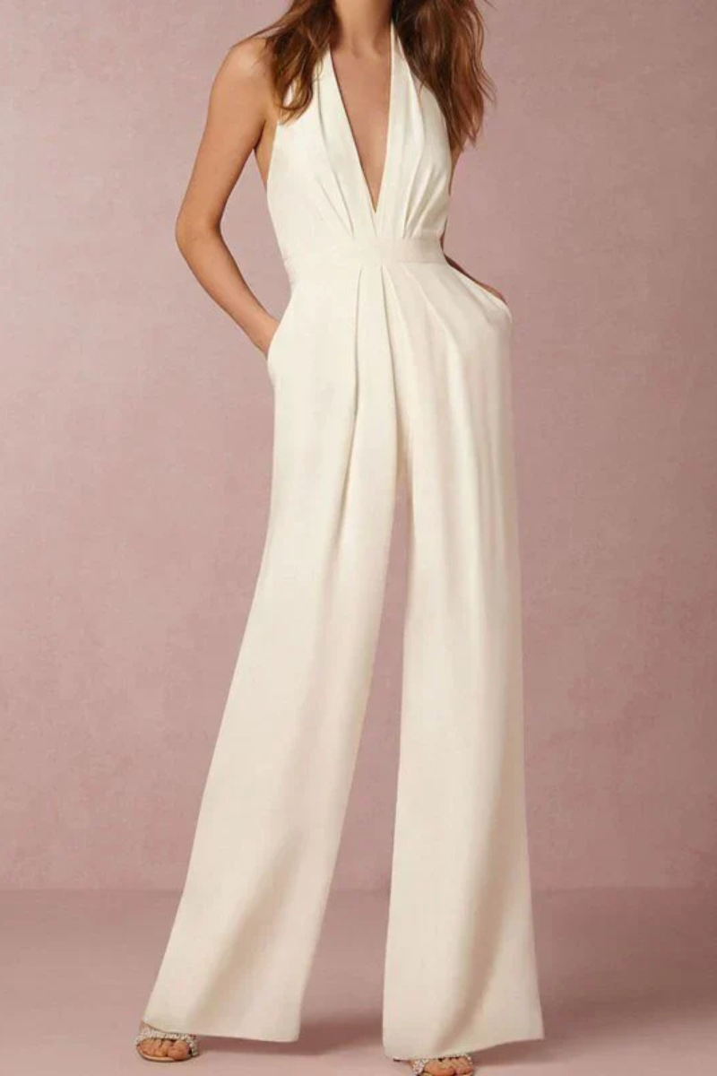 Elegant Women's Jumpsuit – Festive Chic Outfit for Parties and Events