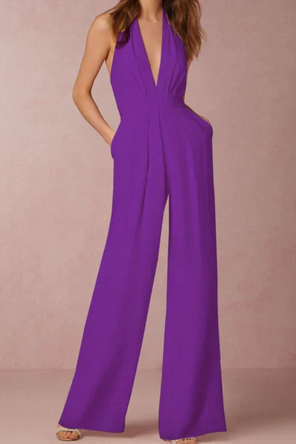 Elegant Women's Jumpsuit – Festive Chic Outfit for Parties and Events