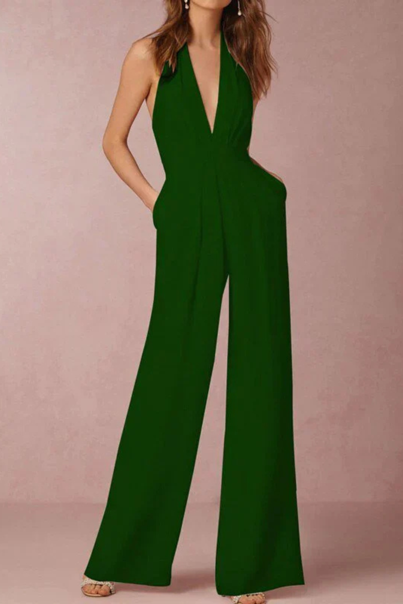 Elegant Women's Jumpsuit – Festive Chic Outfit for Parties and Events