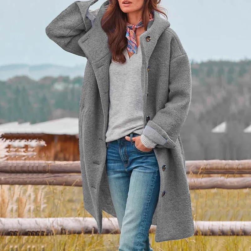 Women's Long Winter Coat – Warm Stylish Outerwear for Cold Weather