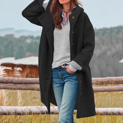 Women's Long Winter Coat – Warm Stylish Outerwear for Cold Weather