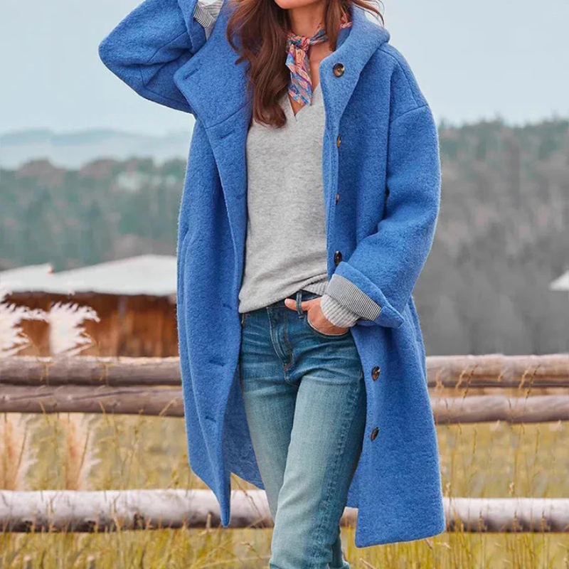 Women's Long Winter Coat – Warm Stylish Outerwear for Cold Weather