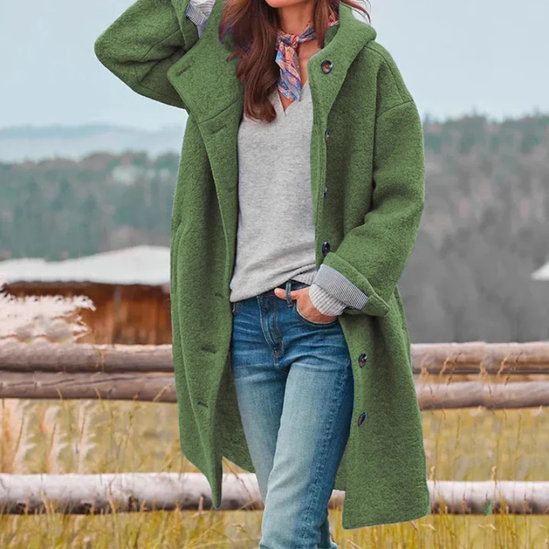 Women's Long Winter Coat – Warm Stylish Outerwear for Cold Weather