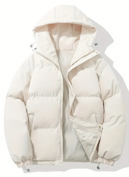 Women's Down Jacket with Hood – Quilted Warm Winter Coat for Cold Weather