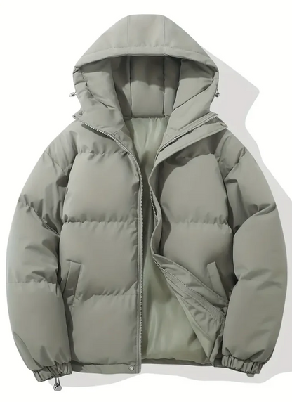 Women's Down Jacket with Hood – Quilted Warm Winter Coat for Cold Weather