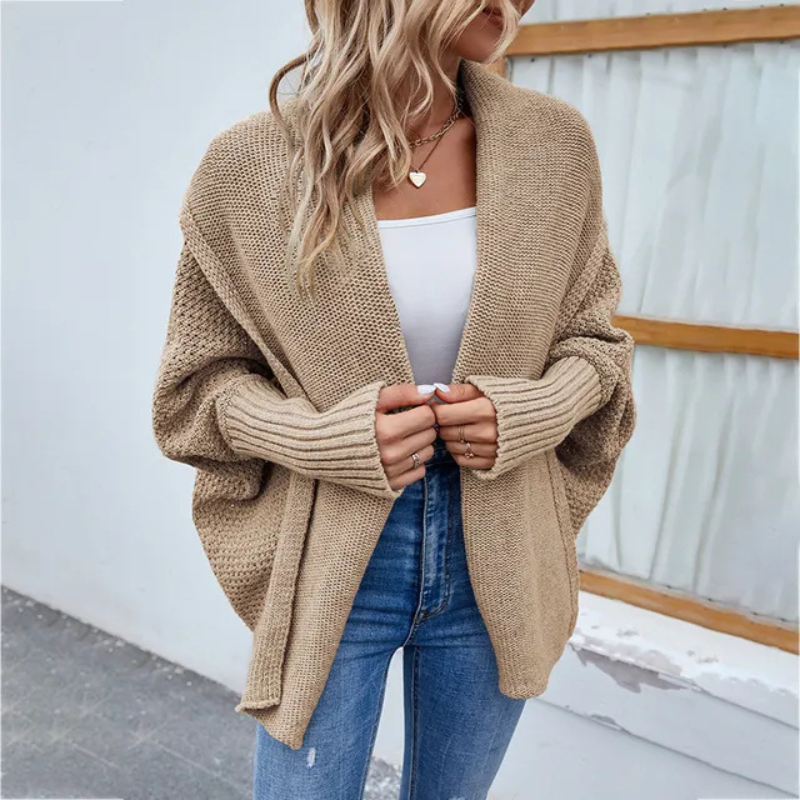 Women's Short Cardigan White – Lightweight Knit Cardigan for Casual Wear