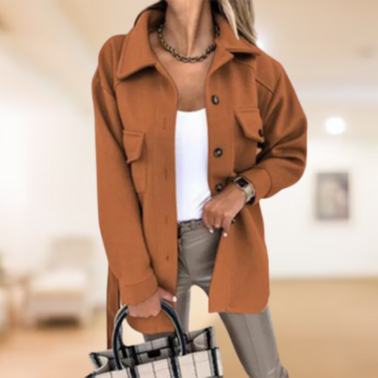 Women's Short Trench Coat – Stylish Black Jacket for All Seasons