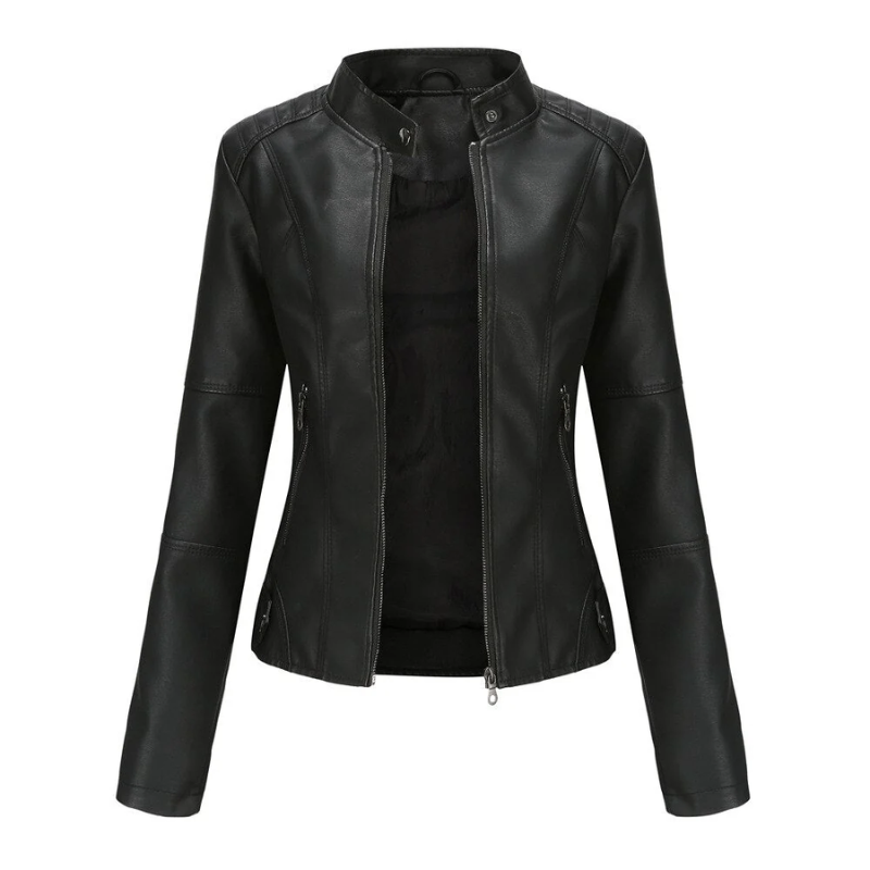 Women's Short Jacket Black – Stylish Casual Outerwear for All Seasons