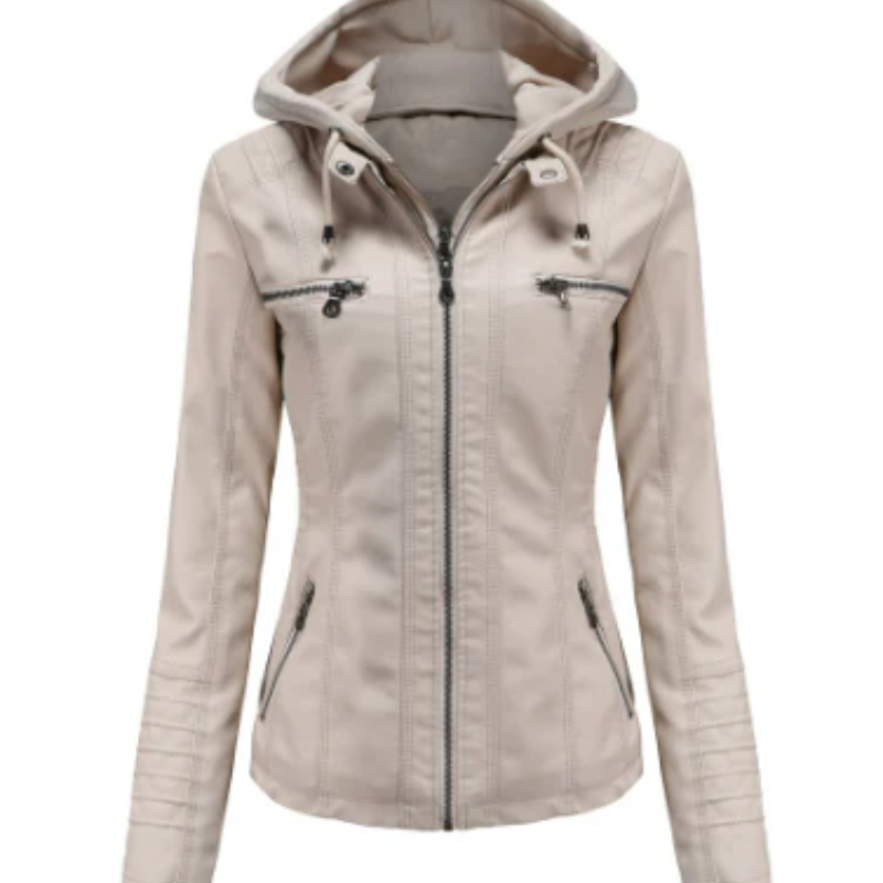 Women's Hooded Winter Jacket – Short Stylish Coat for Cold Weather Fashion