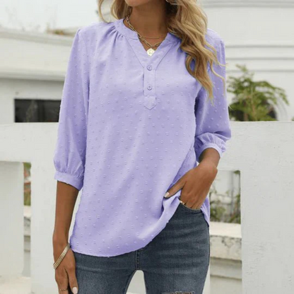 Women's Long Sleeve Tops – Elegant Casual Blouse for Work and Events