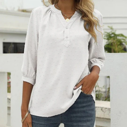 Women's Long Sleeve Tops – Elegant Casual Blouse for Work and Events