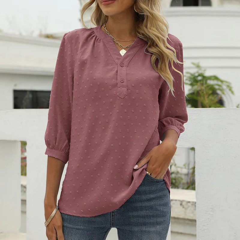 Women's Long Sleeve Tops – Elegant Casual Blouse for Work and Events