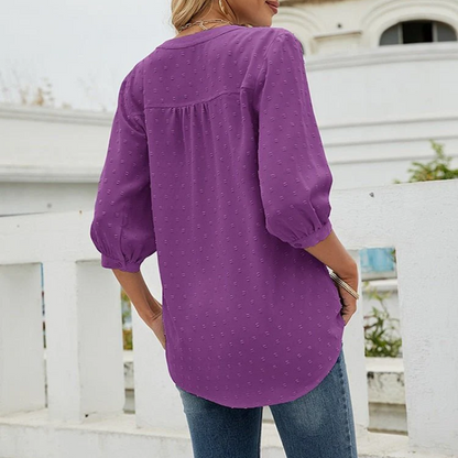 Women's Long Sleeve Tops – Elegant Casual Blouse for Work and Events